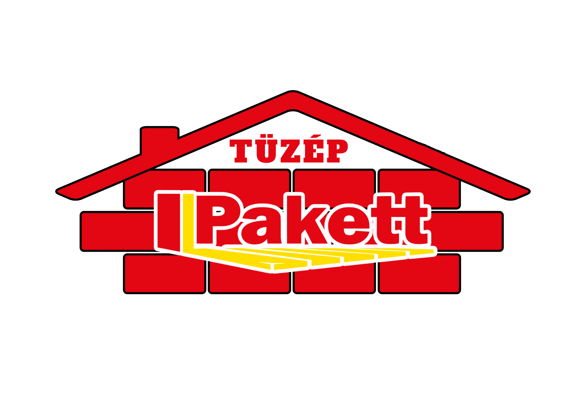 Pakett tüzép logó